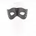 KINK 4 zakivaka Mask za oci Crna veganska koza 28x8 cm Podesiva traka