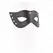 KINK 4 zakivaka Mask za oci Crna veganska koza 28x8 cm Podesiva traka