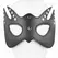 KINK Mask slepog misa sa zakivcima 23x15cm Crna imitacija koze Podesiva