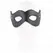 KINK Mask od imitacije koze sa zakivcima Model 1 Crna 26x8 cm