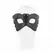 KINK Mask u obliku leptira od veganske koze Podesiva 20x9 cm Crna