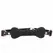 KINK Black Bone Silicone Gag 12 cm - Adjustable Vegan Leather Strap