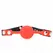 KINK Model 2 Silikonski lopticasti gag 4 cm sa bravom Podesiva traka 60x2 cm