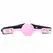 KINK Luminous Silicone Gag 4cm - Adjustable Strap, 60x2cm, Black