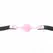 KINK Luminous Silicone Gag 4cm - Adjustable Strap, 60x2cm, Black