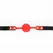 KINK Silicone Ball Gag sa Bravom 4cm - Podesiva sigurna traka 60cm