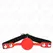KINK Silicone Ball Gag Red 4 cm - Adjustable Strap 60 x 2 cm