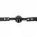 KINK Mekani TPE Kuglasti Gag Model 3 - Podesiva Traka 4cm Crna