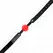 KINK Model 1 Mekani TPE Kuglasti Gag 4cm Podesiv 41-61cm Crna/Crvena
