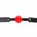 KINK Model 1 Mekani TPE Kuglasti Gag 4cm Podesiv 41-61cm Crna/Crvena