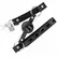 KINK Crni Kuglasti Gag TPE 4cm - Podesiva Traka, 60cm Ukupne Dužine