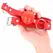 KINK TPE Kuglasti Gag 4cm sa Rojo Bravom - Podesiva 60cm Traka, Crvena