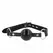 KINK TPE Kuglasti Gag 4 cm sa Crnom Bravom - Podesiva 60x2 cm Traka