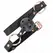 KINK Premium TPE Kuglasti Gag 4 cm - Podesiva Traka, Crna, 60 x 2 cm