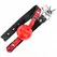 KINK Crveni Šuplji Silikonski Kuglasti Gag 4cm sa Podesivom Crnom Trakom 37-52cm