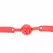 KINK Crveni Prozračni Kuglasti Gag 4.5 cm - Podesiva Silikonska Traka 65 cm