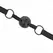 KINK Neoprenski Kuglasti Gag Podesiv 4.5cm Lopta, 41-59cm Traka, Crna