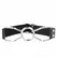 KINK Spider Mouth Gag S - Silikon i veganska koža, 3 cm, Crna/Crvena