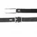 KINK Metalni Hook Gag 11.5 cm - Podesivi kaiš od veganske kože 39-58 cm