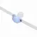 KINK Svetloplavi silikonski Pacifier Gag podesivi kaiš 5.5x4cm 43-60cm