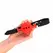 KINK Silicone Gag Model L Red - Adjustable Strap 35-51cm, 5cm Ball