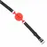 KINK Silicone Gag Model L Red - Adjustable Strap 35-51cm, 5cm Ball