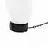KINK Basic Model Adjustable Collar with Leash 77cm, Black, 34-54cm