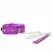 KINK Set ogrlice i povodca Ljubičasti 36-42cm Podesiva veganska koža 65cm