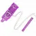 KINK Set ogrlice i povodca Ljubičasti 36-42cm Podesiva veganska koža 65cm