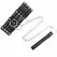 KINK Podesivi set ogrlice i povodca 65cm - Elegantna veganska koža, 35-51cm