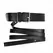 KINK Adjustable Black Collar and Leash Set, 116 cm Strap, 32-50 cm Fit