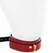 KINK Wine Red Adjustable Necklace with Gold Accents 29-42.5 cm