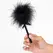 Secret Play Mini crni dražilac sa perjem 13x8cm Lagani štapić