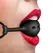 Fetish Submissive Silikonski kuglasti gag sa prozračnim dizajnom, Podesivi kaiš