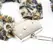 OHMAMA Velveteen Tiger-Pattern Metal Wrist Cuffs, Adjustable, One Size