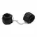 OHMAMA FETISH Adjustable Furry Lined Wrist Restraints, Black, One Size