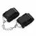 OHMAMA FETISH Adjustable Furry Lined Wrist Restraints, Black, One Size