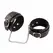 OHMAMA Simplicity Small Adjustable Wrist Cuffs PVC Black One Size