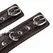 OHMAMA Simplicity Small Adjustable Wrist Cuffs PVC Black One Size