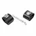 OHMAMA Fetiš Lisice za ručne zglobove Podesive PVC i Metal Crne Univerzalne