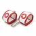 OHMAMA Fetish Mini Set 3-dela Medicinska sestra - Lisice i maska set, PVC, Bela/Crvena
