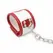 OHMAMA Fetish Mini Set 3-dela Medicinska sestra - Lisice i maska set, PVC, Bela/Crvena