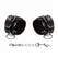 OHMAMA Heart-Detail Adjustable Faux Leather Handcuffs, Universal Size