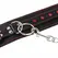 OHMAMA Heart-Detail Adjustable Faux Leather Handcuffs, Universal Size