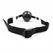 OHMAMA Adjustable Nylon Strip Gag with PVC Ball 4.5cm - Black