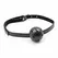 OHMAMA Fetish Podesivi kuglasti gag sa otvorima 4.5 cm Crni