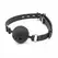 OHMAMA Silicone Breathable Ball Gag L - Adjustable, Vented, Black