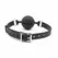 OHMAMA Silicone Breathable Ball Gag L - Adjustable, Vented, Black