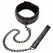 CalExotics Boundless Adjustable Collar & Leash Set, Vegan Leather, 49.5cm