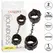 CalExotics Boundless Lisice za ruke Podesive od veganske kože 30.5cm